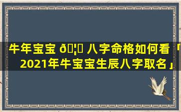 牛年宝宝 🦍 八字命格如何看「2021年牛宝宝生辰八字取名」